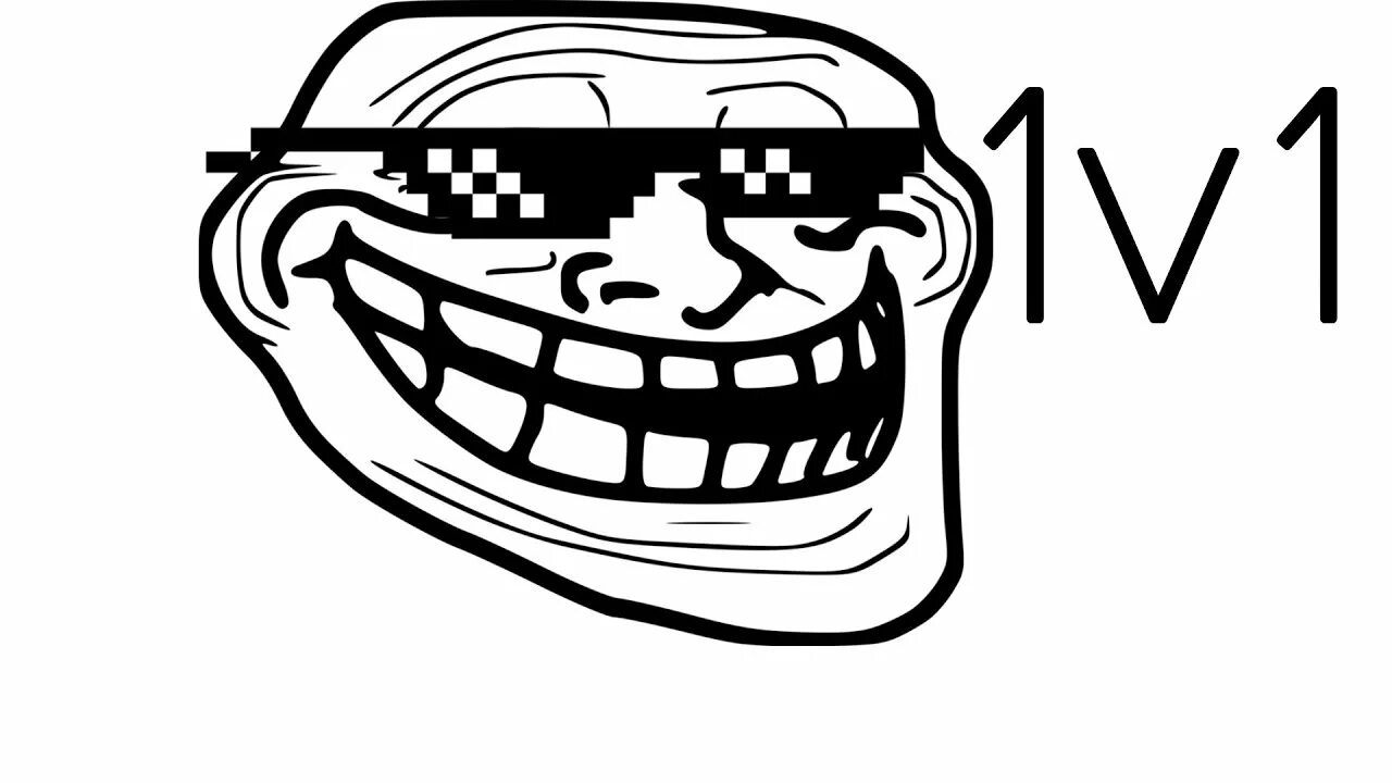 Тролль Мем. Ты ЗАТРОЛЕН. Троллфейс оригинал. Trollface с зубами страшный. Песня troll face