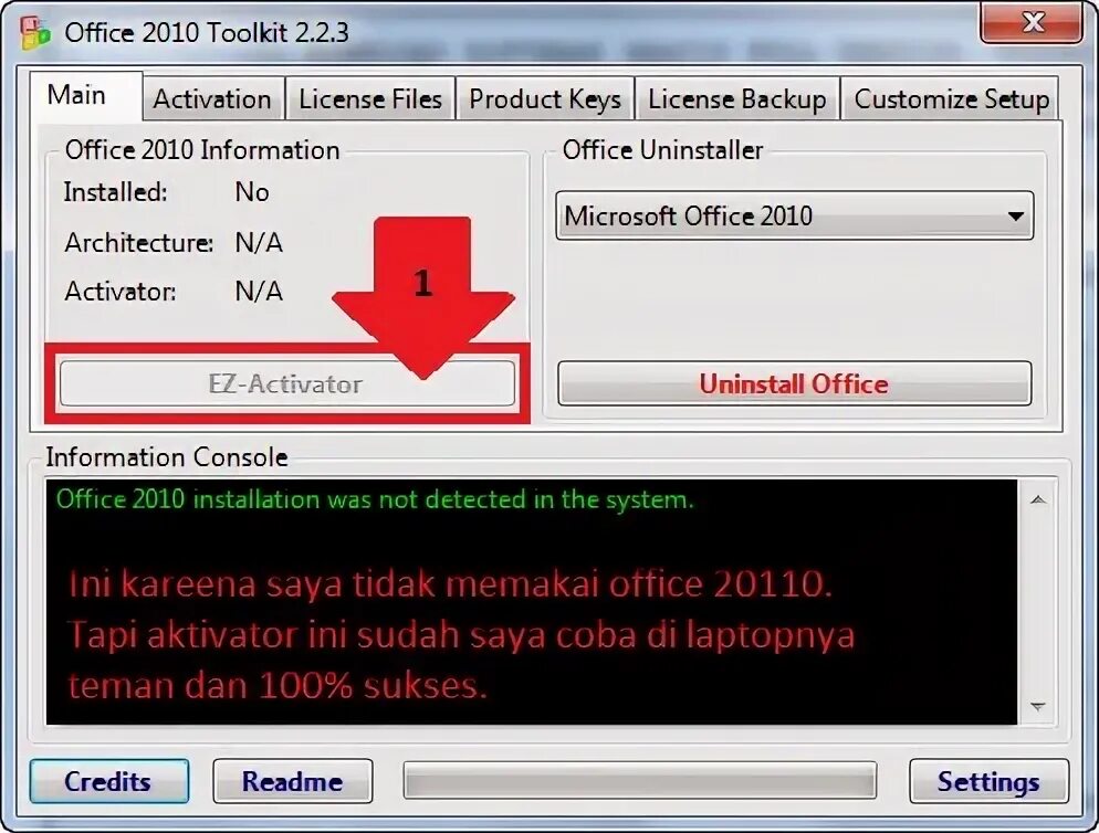 Activator office 2010