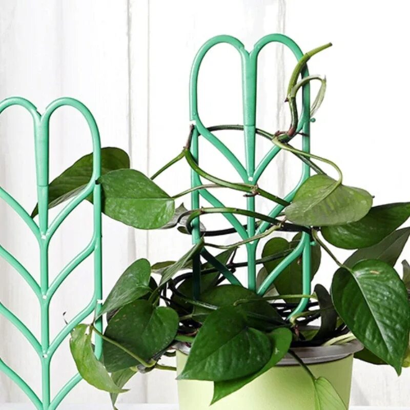 Поддержка для растений. Набор подвязок для растений giardino 45шт. Пластиковые опоры для цветов. Опора для растений "listok" 120см. Пластиковые опоры для цветов.