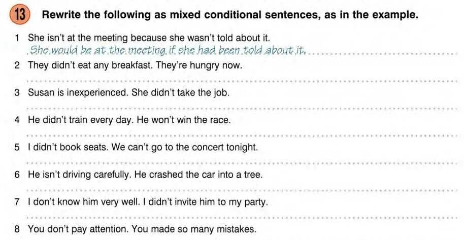 Rewrite the second. Смешанный Тип условных предложений упражнения. Mixed conditionals упражнения. Смешанный Тип условных предложений в английском языке упражнения. Условные предложения смешанные упражнения.