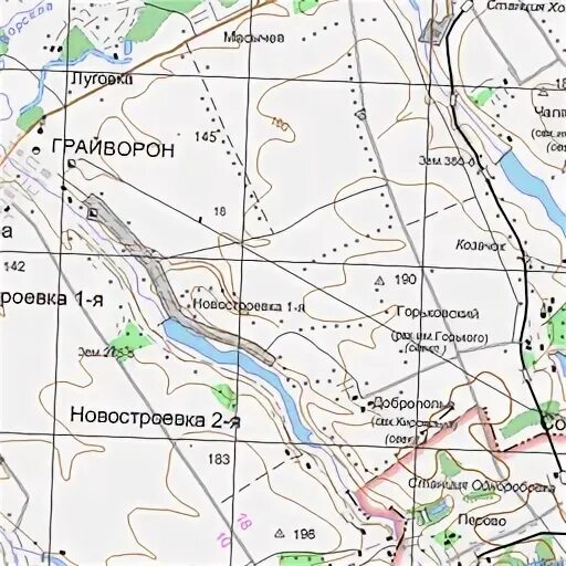 Карта белгородской области грайворонский район с селами