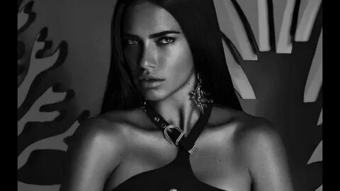 Adriana lima yellow top 1998