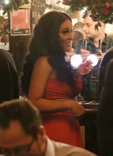 Reality Star Natalie Nunn was seen out partying in London, 12/11/2019. 