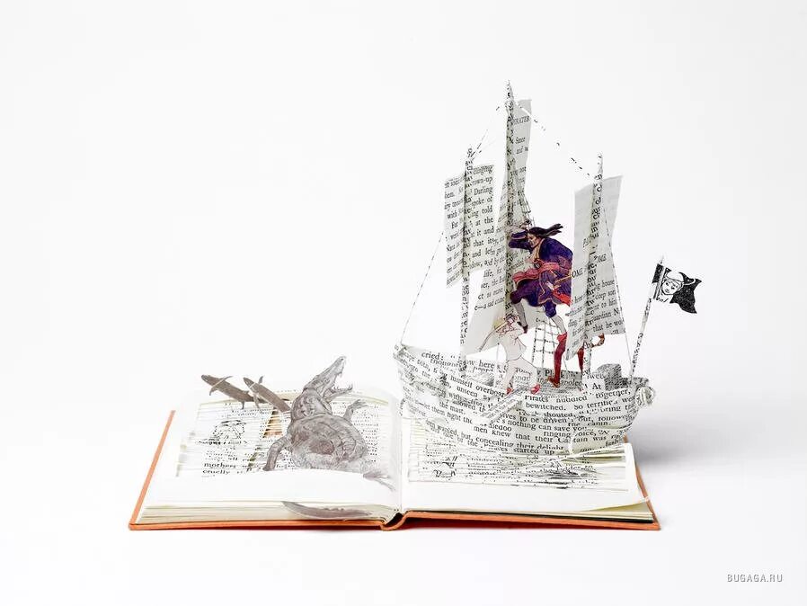 Страниц картин. Корабль из книг. Книга корабль. Книжный корабль. Книга в виде корабля.