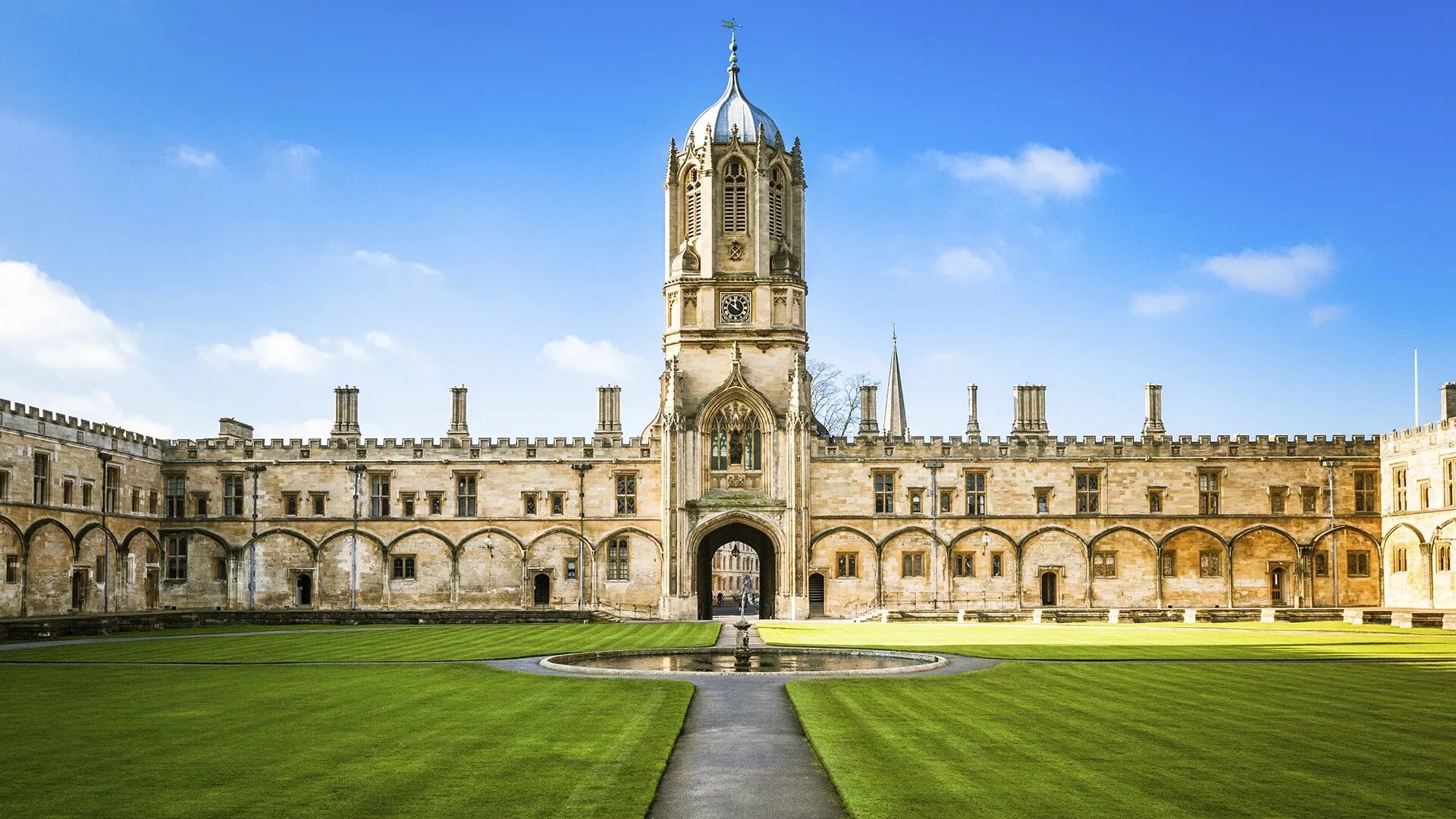 Оксфордский университет (University of Oxford), Великобритания. Университетский колледж Оксфорд. Колледж Крайст Черч. Крайст-Черч в Оксфордском университете.