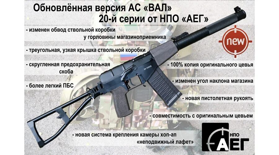 ас вал нпо аег. разбор нпо аег вал. автомат специальный ас "вал" (6п30). ас вал нпо аег. всс-м 145-150 м/с ( нпо аег).