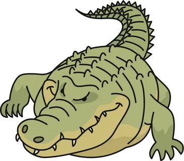 Крокодил рисунок животного