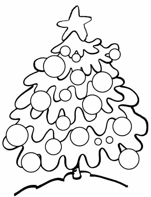 Раскраска елка распечатать бесплатно Awesome Christmas Trees Decorated With Candles Coloring Pages Christmas tree col