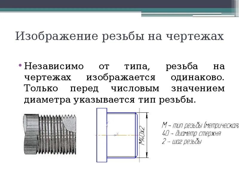 Чертёж Трубная резьба g2. Трубная коническая резьба на чертеже. Метрическая резьба на чертеже. Как обозначается шаг резьбы на чертеже. Резьба правая гост