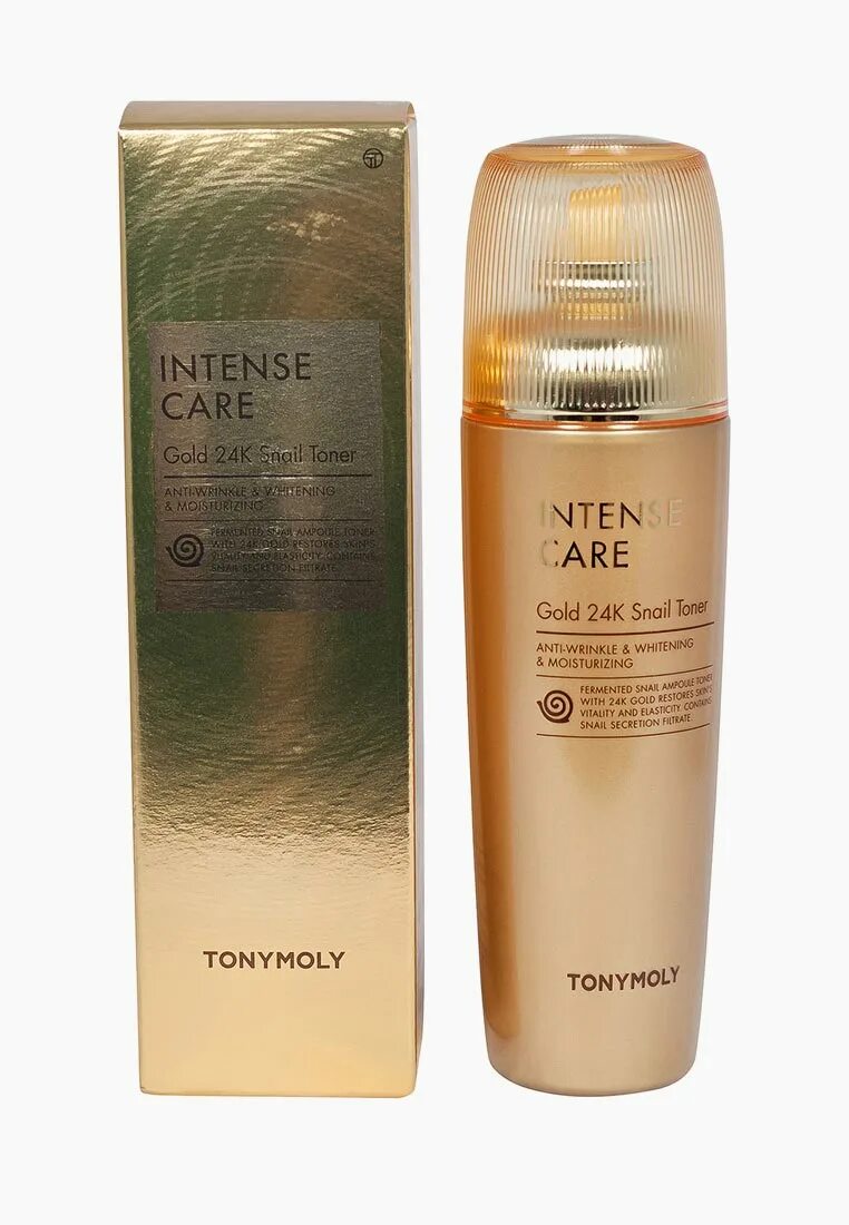 TONYMOLY intense Care Gold 24k Snail Toner. Intense Care Gold 24k Snail Toner. TONYMOLY intense Care Gold 24k Snail Emulsion. Tony Moly intense Care Gold 24k.