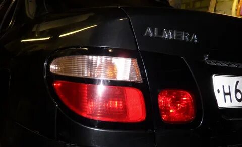 Задние фары альмера
