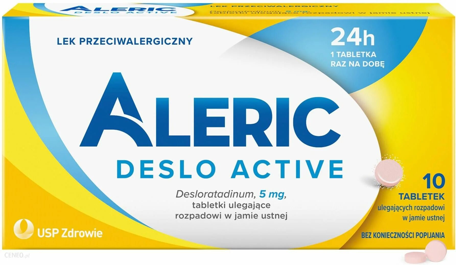 Актив 5. Таблетки от аллергии 10 шт в упаковке. Lek.