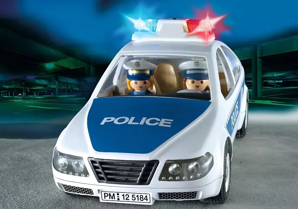 Картинка полиция машина. Плеймобиль полиция полиц маш. Playmobil Police 5179. Плеймобил полиция 5184. Полицейская машина с мигалкой.