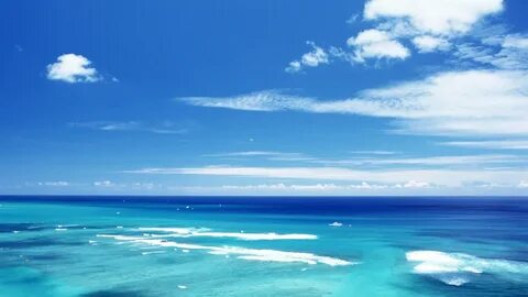 Sea blue paradise blue sky - desktop wallpapers.