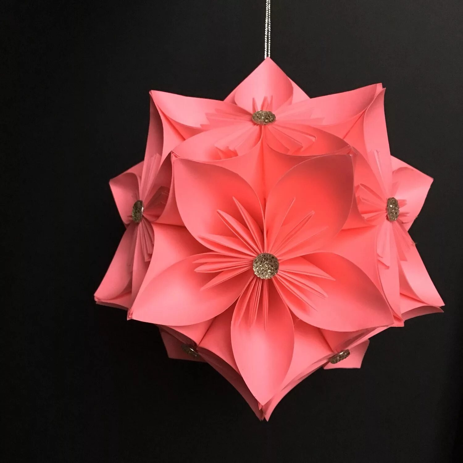 Кусудама простая. Шар Kusudama. Цветочный шар Kusudama. Флекси шар кусудама.