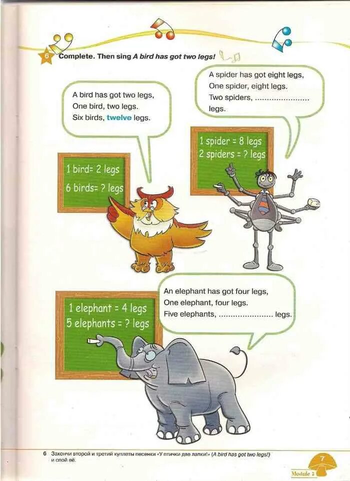 Has got two Legs рабочая. Have got two Legs перевод на русский. A Spider have /has got eight Legs. Complete. Then Sing a Bird has got two Legs..