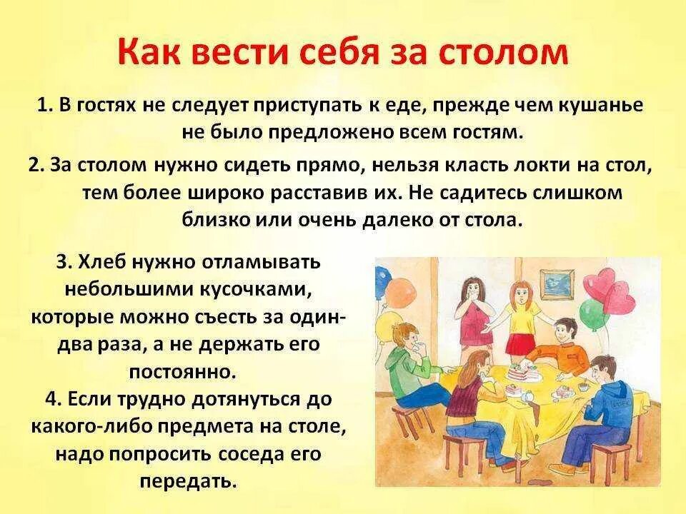 Как надо себя вести после