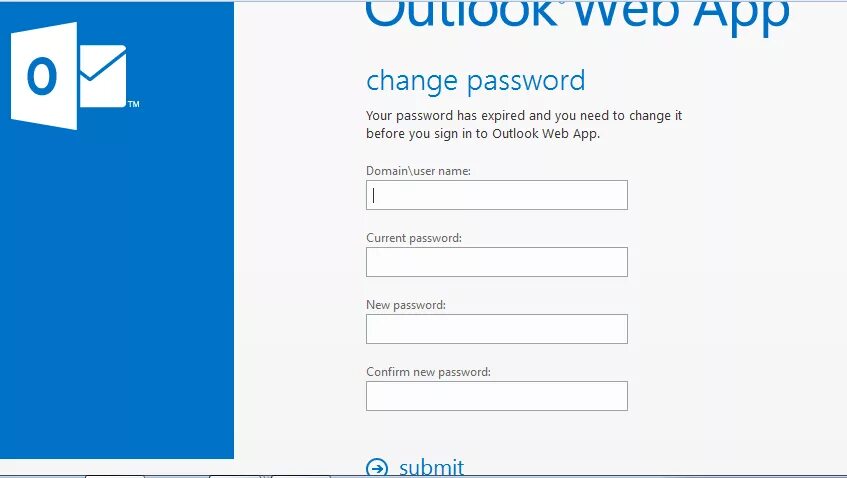 Password has expired. Смена пароля аутлук. Почта Outlook Exchange. Как изменить пароль на owa. Outlook web app.