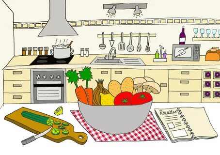 There is also a kitchen