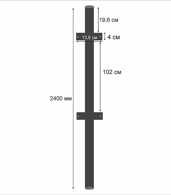Столб для забора d48 мм 2,4 м с планками. Столб для забора 2.4 м ø51x2.5 мм. Столб заборный 3м 60х60х1,5мм. Столб для забора 50х50х2 мм 3 м с планками усиленный.
