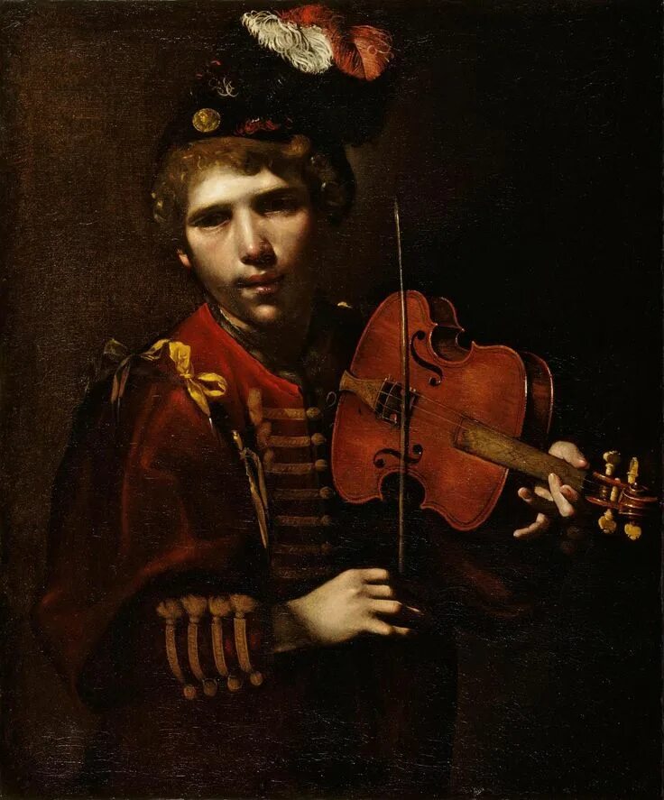 Пьетро Паолини (1603 - 1681). Пьетро Паолини картины. Пьетро Паолини - художник Барокко.. Бьяджо Марини. 17 скрипка