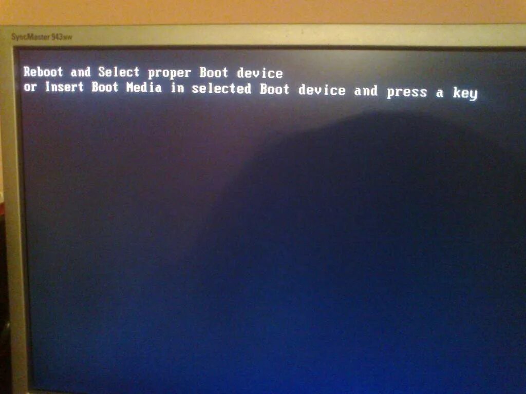 Reboot and select proper Boot device. Ошибка Reboot and select proper Boot device. Reboot and select proper Boot device or Insert Boot Media. Компьютер Reboot and select proper Boot device. Ошибка boot and select proper boot device