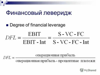 Уровень финансового левериджа