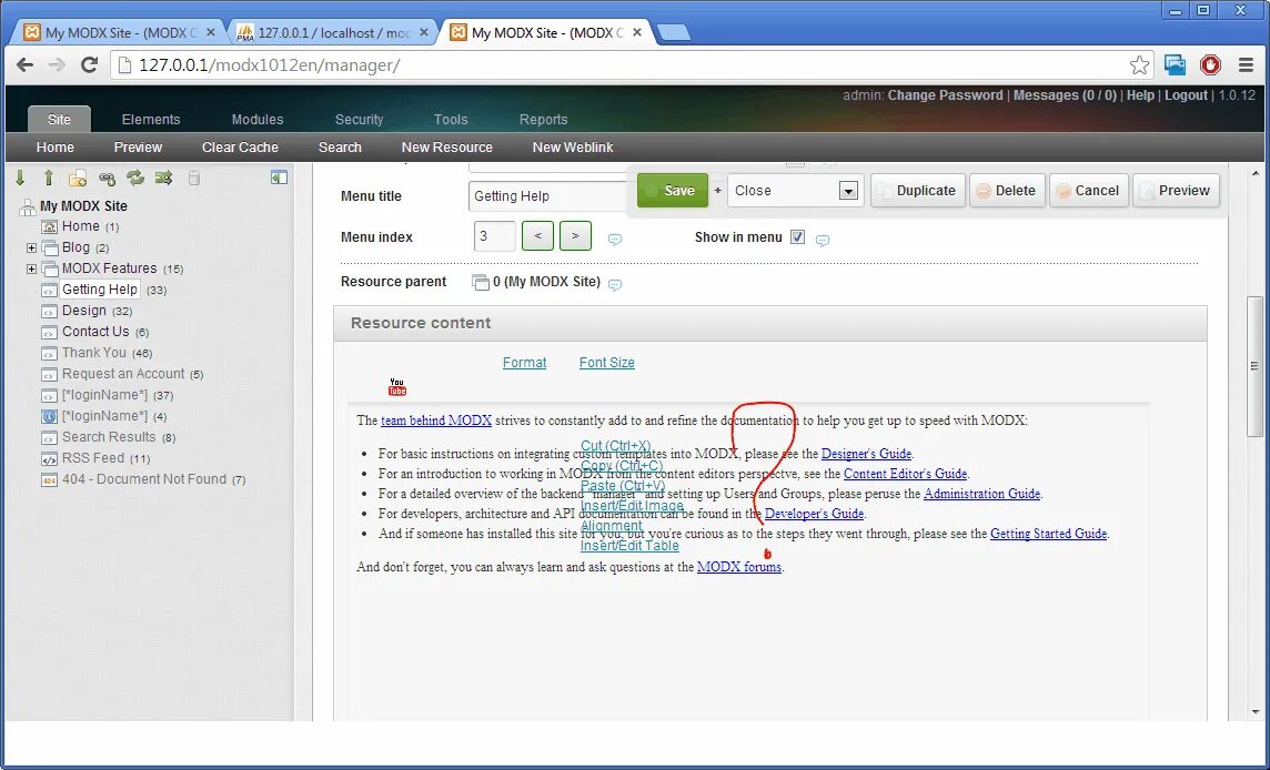 Index menu. Modx визуальный редактор страниц. Index menu. Образец html страницы. Index off on.
