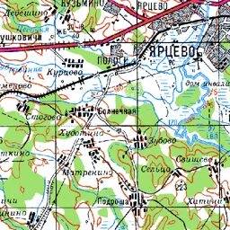 Карта ярцево