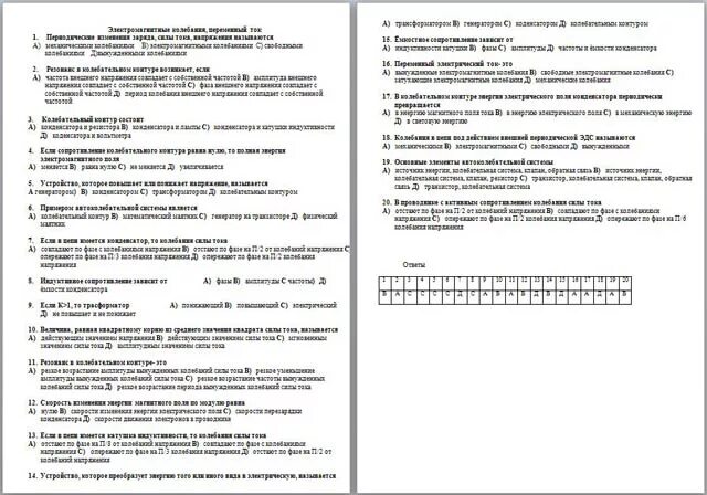 Электромагнитные колебания тест 9 класс. Контрольная работа по теме переменный ток. Электромагнитные колебания тесты по физике. Тест по теме электромагнитные колебания. Тесты по электромагнитным колебаниям.