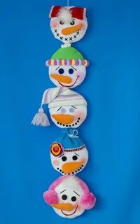 Гирлянда из снеговиков