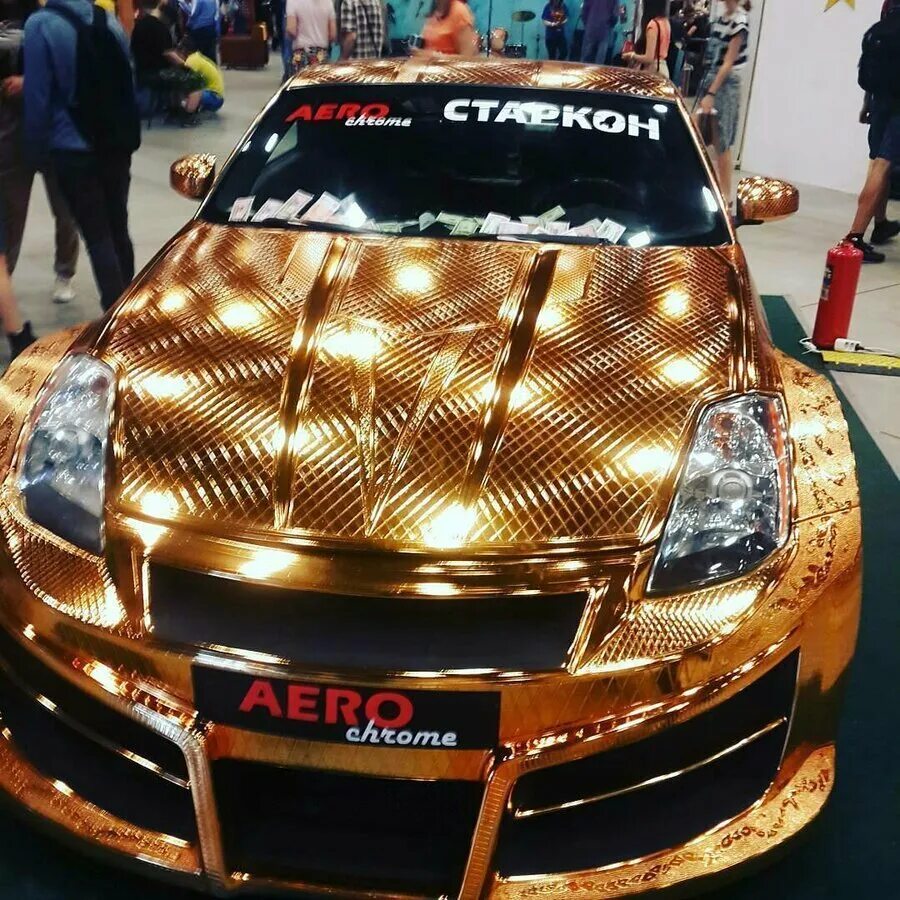 Gold car