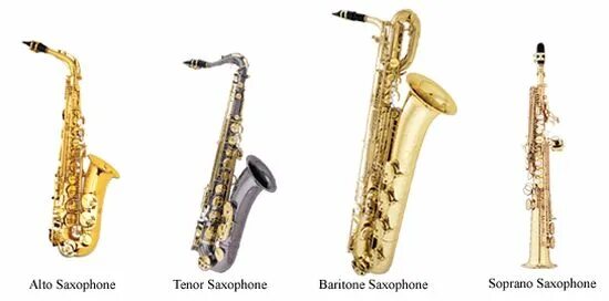 Духовой инструмент типа саксофона. Размеры альт саксофона. Семейство саксофонов. Саксофон сопрано, альт, тенор и баритон. Гнутый сопрано саксофон.