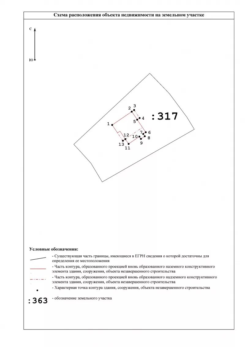 Надземный контур здания в техническом плане. Чертеж контура здания для техплана. Чертеж контура сооружения в техническом плане. Определение контура здания. Контур сооружения в техническом плане.