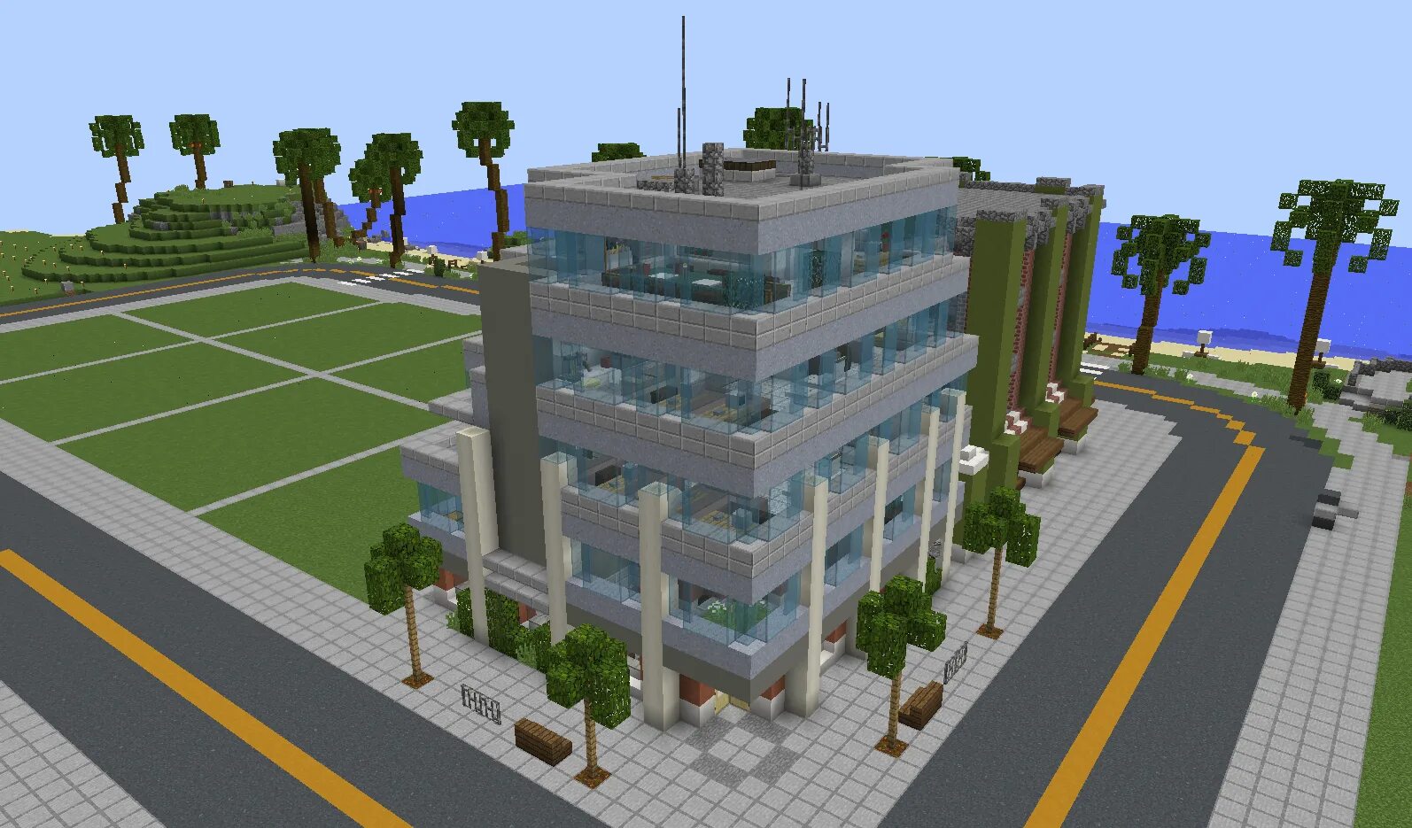 Small modern city