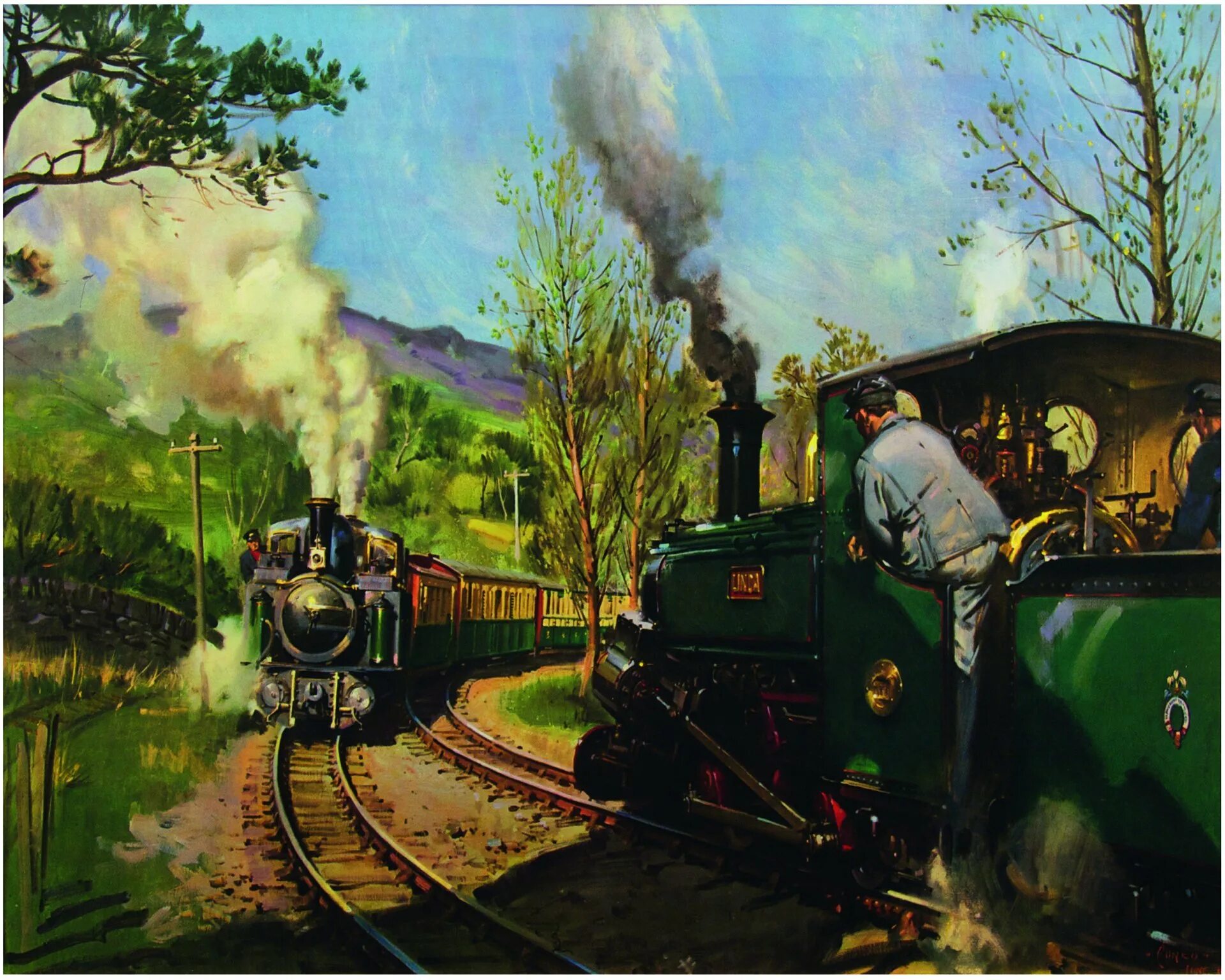 Образ железной дороги. Теренс Кунео художник. Картина Паровозная станция художник француз. Мане железная дорога.
