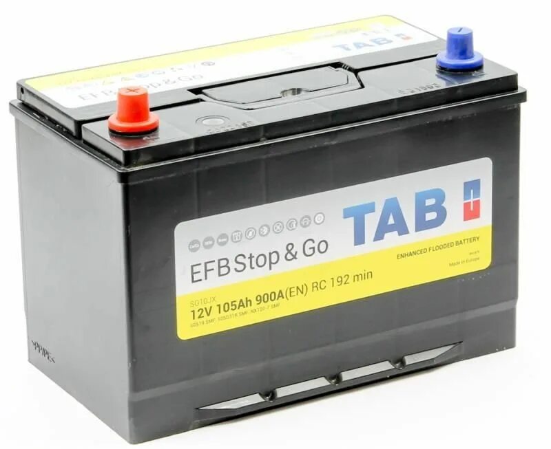 АКБ 70 "Tab Polar jis EFB stop&go. Аккумулятор Tab EFB stop go. Аккумулятор Tab 12v 105ah 900a. Tab EFB stop&go 6ст-105.1 (60519) яп.ст..