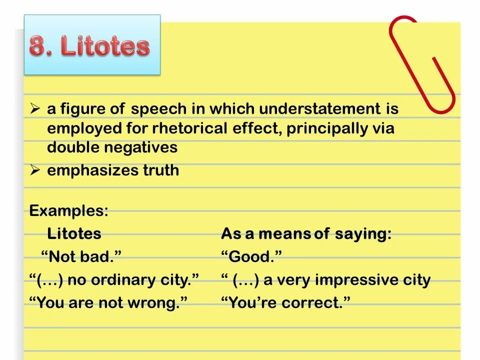 Litotes examples. Litotes in Lexicology. Understatement in stylistics примеры. Litotes Definition. Understatement