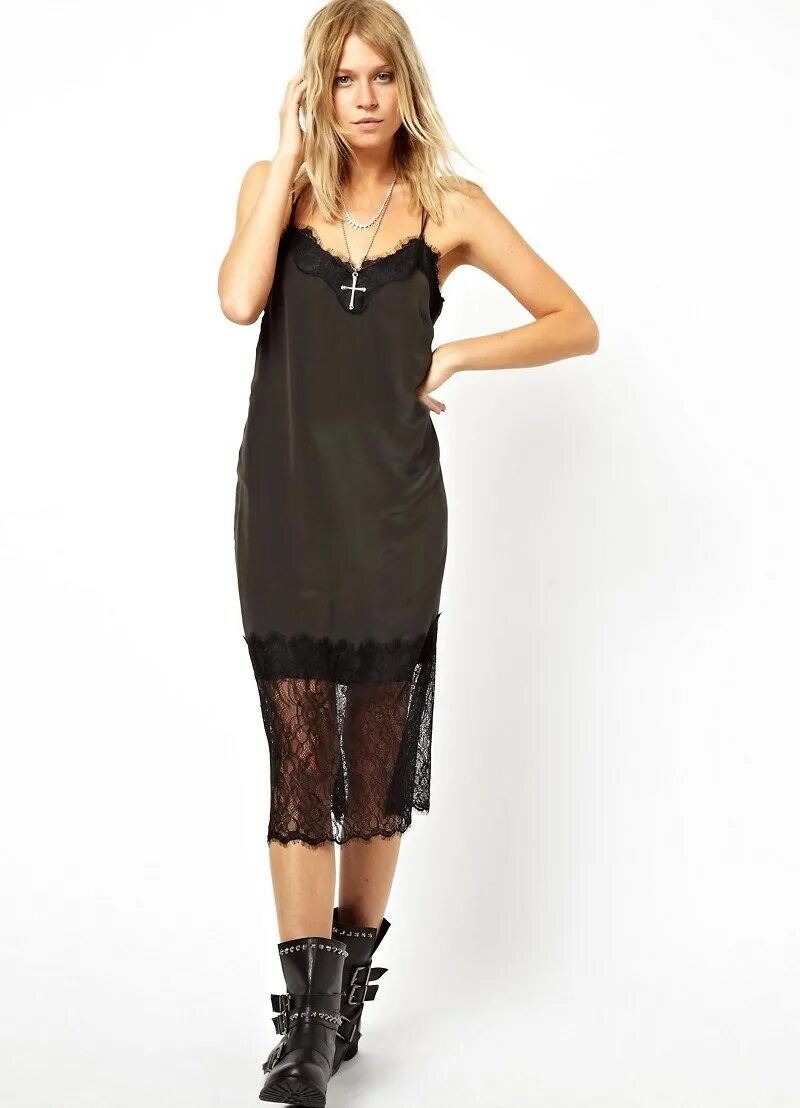 Платье черное Twinset с комбинацией. Zarina платье ночнушка. Кружевное платье комбинация черное Tezenis. Платье комбинация с кружевом.