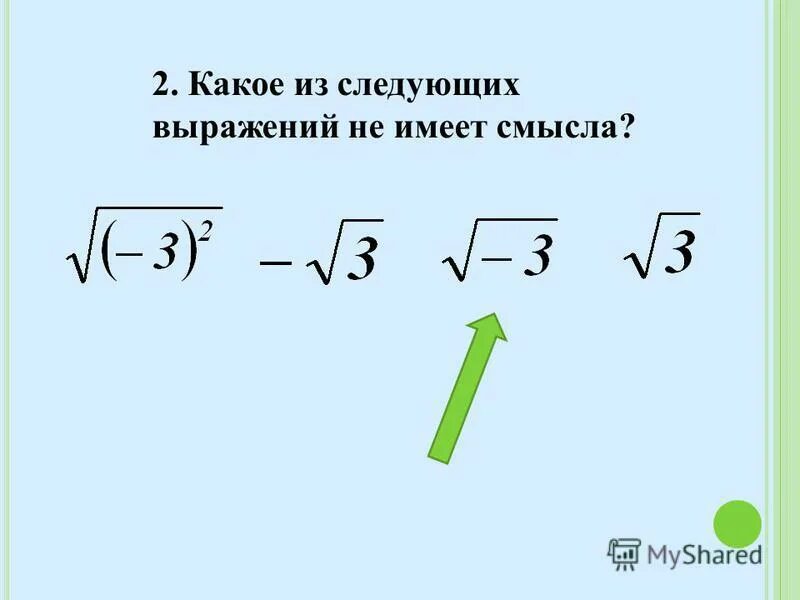 Корень из 33 на прямой