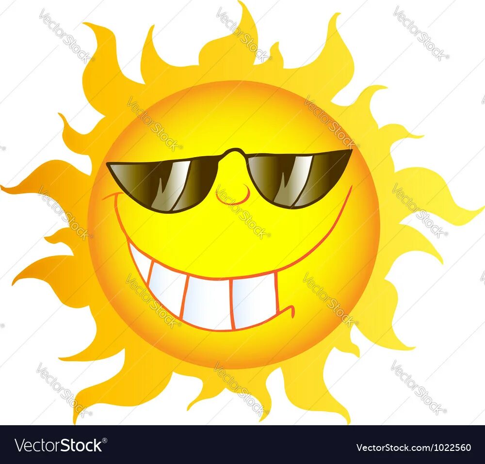 Sun is smiling