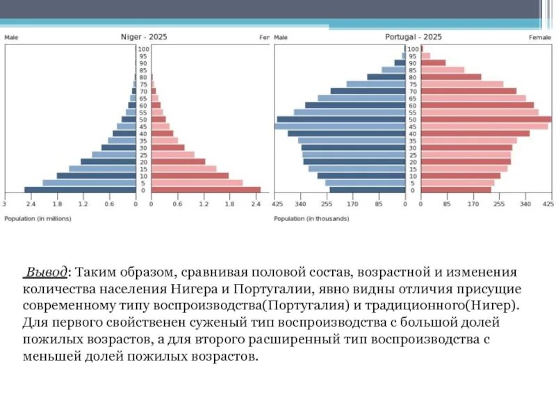 Половозрастная пирамида стран 1 и 2 типа воспроизводства. Половозрастные пирамиды 10 класс. Возрастной состав населения Португалии.