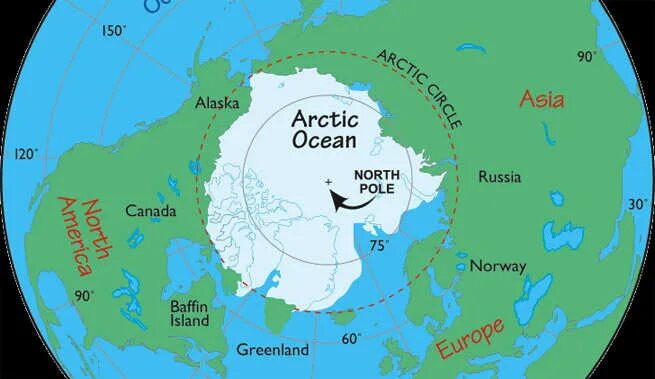 Северный полюс на карте. Полюса на карте. Северный полюс карта сверху. Найти на глобусе северный ледовитый океан