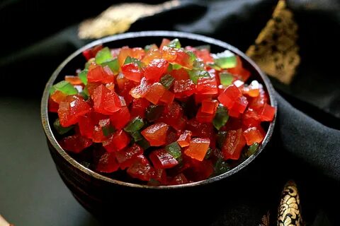 Tutti Frutti Using Watermelon Rind Homemade Tutti Frutti - Ruchik Randhap.