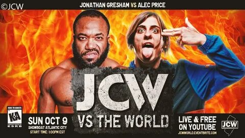 Jonathan Gresham vs Alec Price / Singles Match / JCW vs The World 2022 / WW...