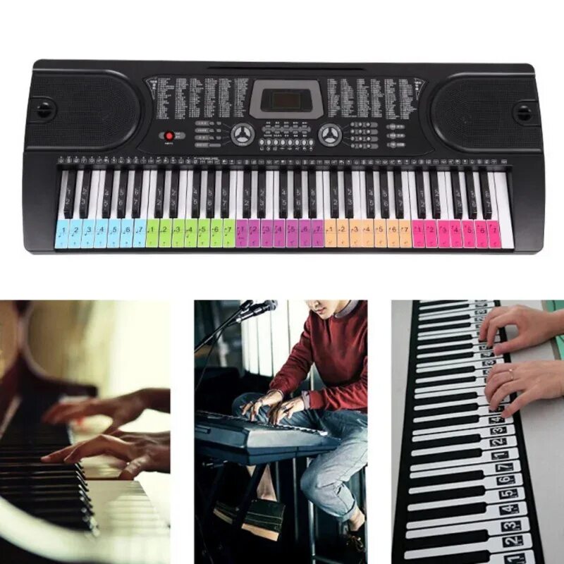 Как правильно синтезатор. Синтезатор bd-670. 54 keyboard синтезатор. клавиатура синтезатора 61 клавиша. наклейки на синтезатор.