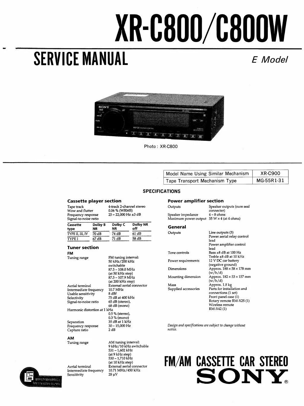 Sony XR-c800. XR-c800 service manual. Sony XR c900. Мануал Sony XR 757.