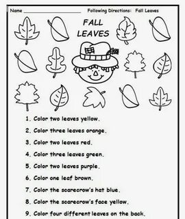 Leaves worksheets