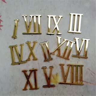 Золотые римские цифры