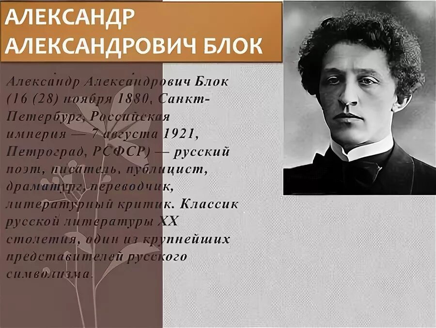 александр блок биография. александр блок трилогия вочеловечения.